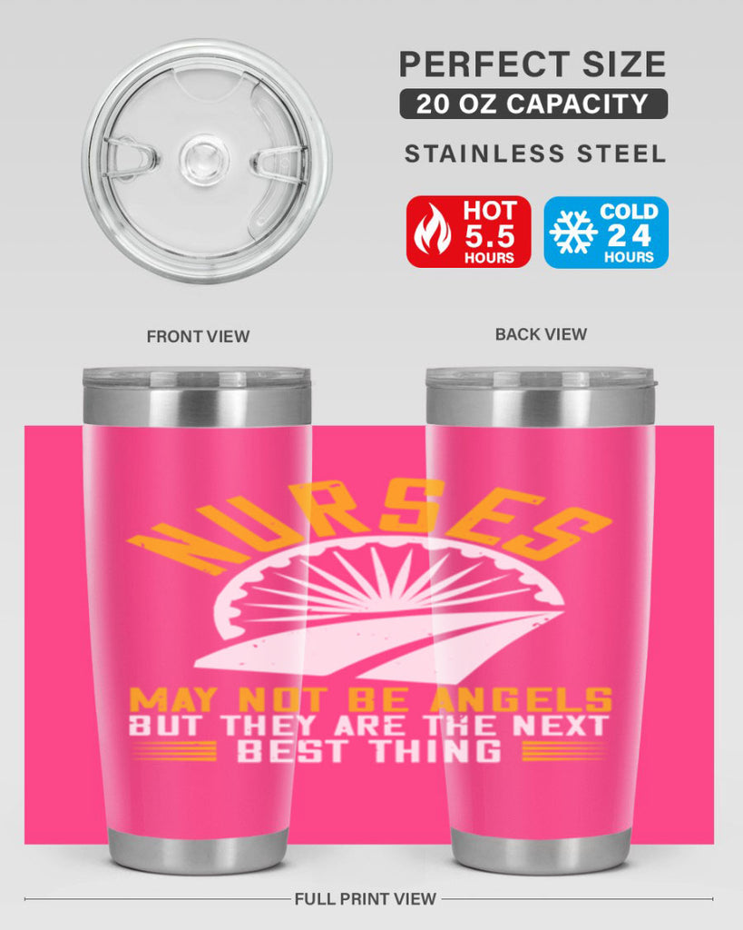 nurses may not be angels Style 265#- nurse- tumbler