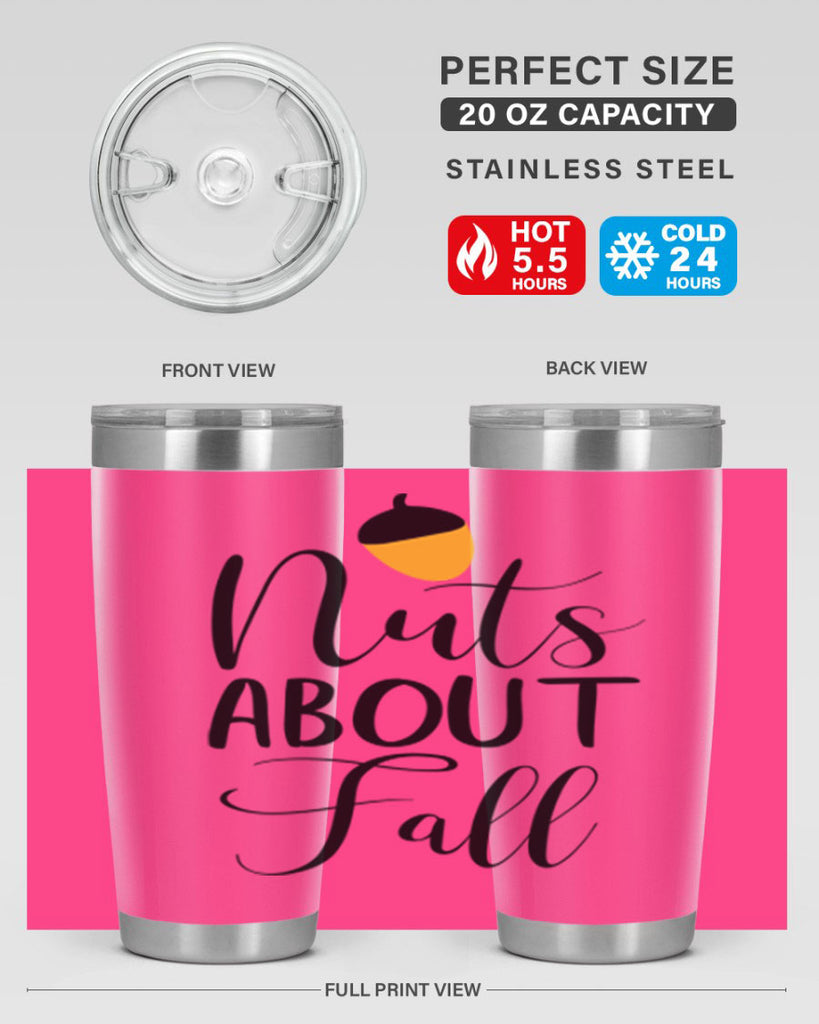 nuts about fall 445#- fall- Tumbler