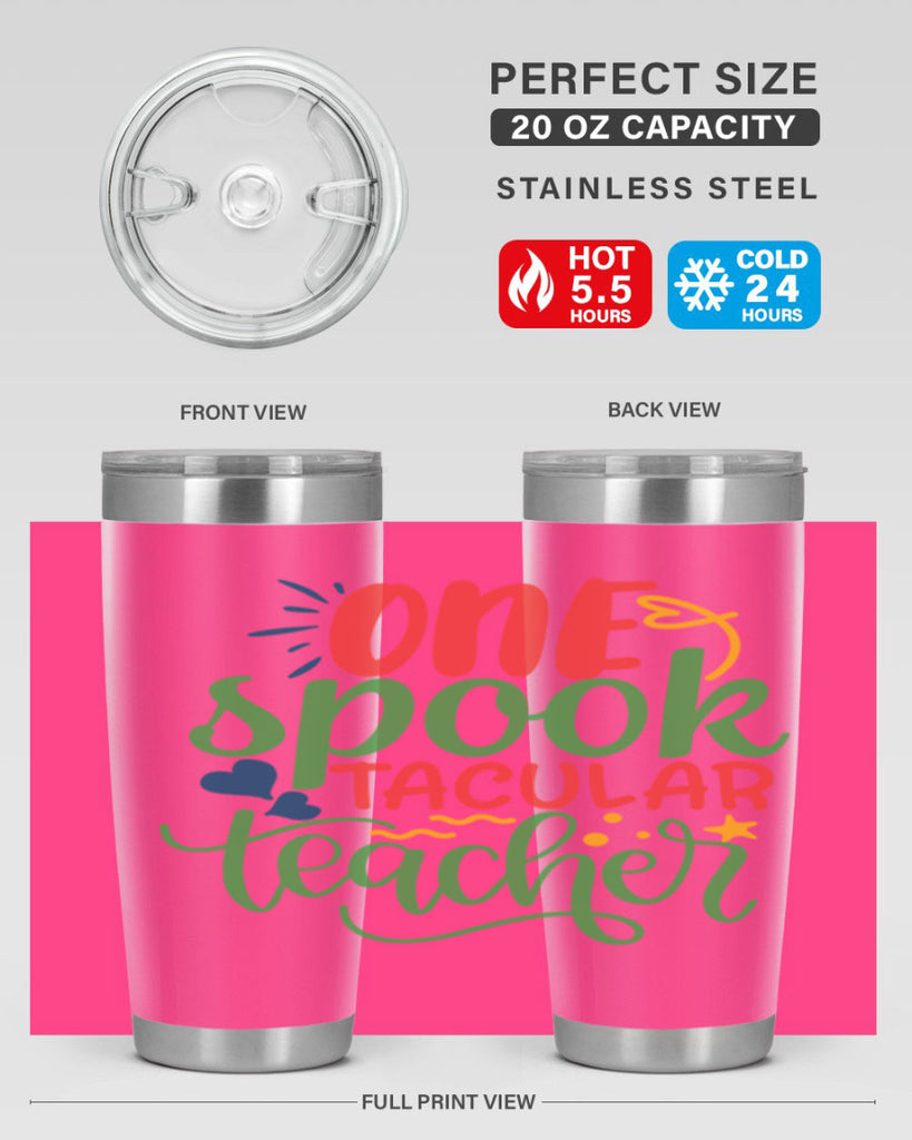 one spook tacular teacher Style 159#- teacher- tumbler