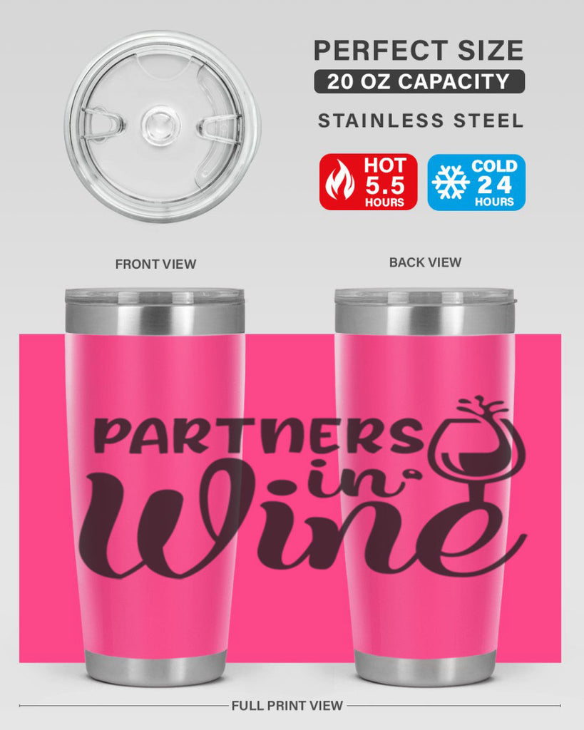 partners in wine 175#- wine- Tumbler