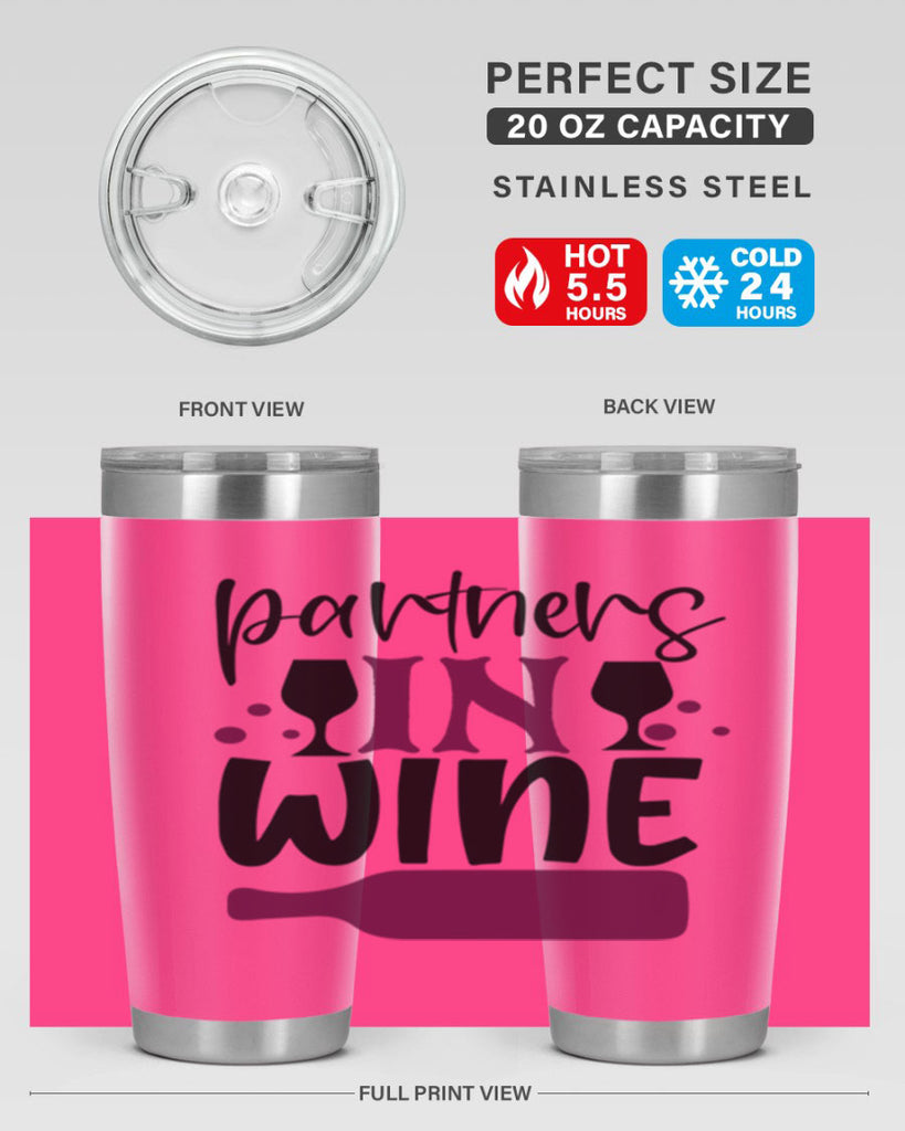 partners in wine 176#- wine- Tumbler