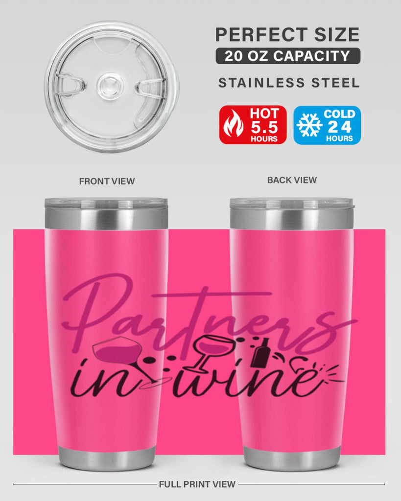 partners in wine 177#- wine- Tumbler