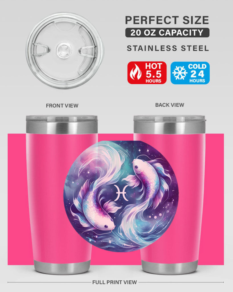 pisces 350#- zodiac- Tumbler