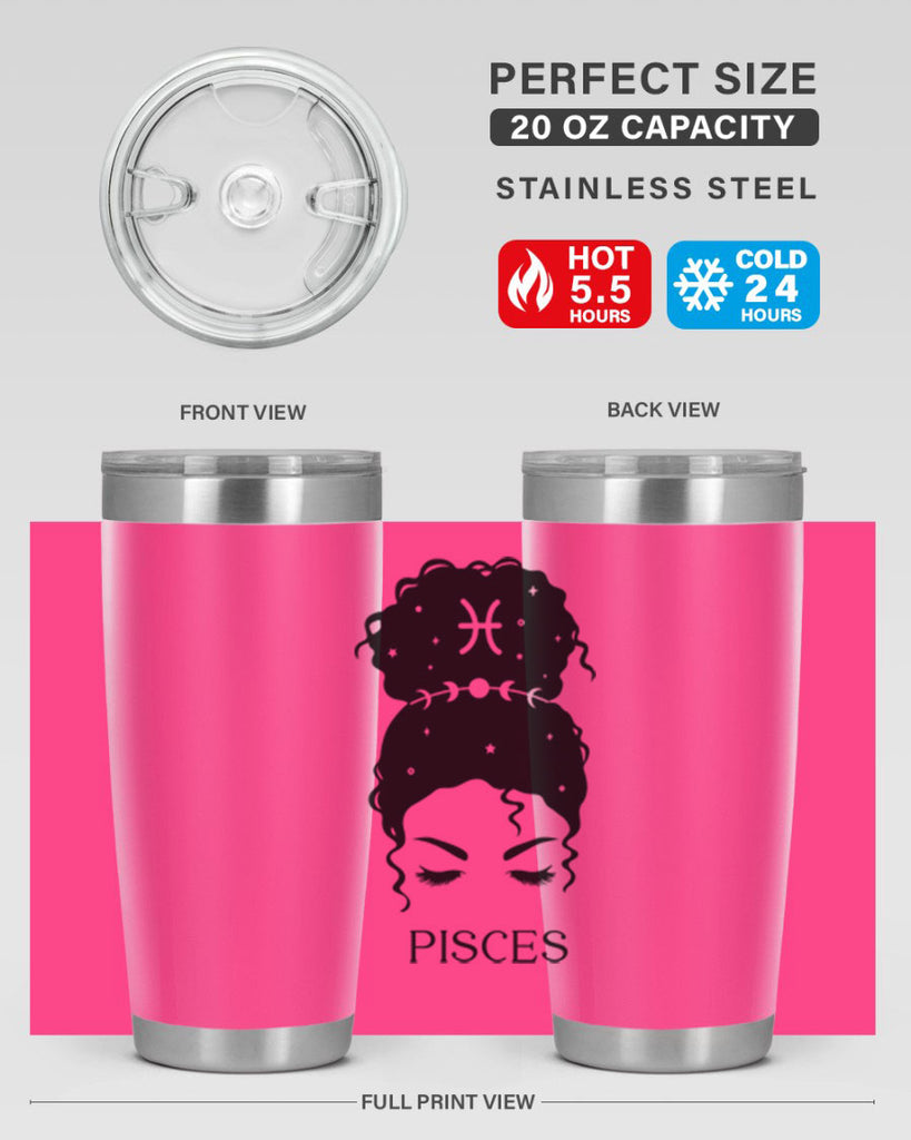 pisces 353#- zodiac- Tumbler