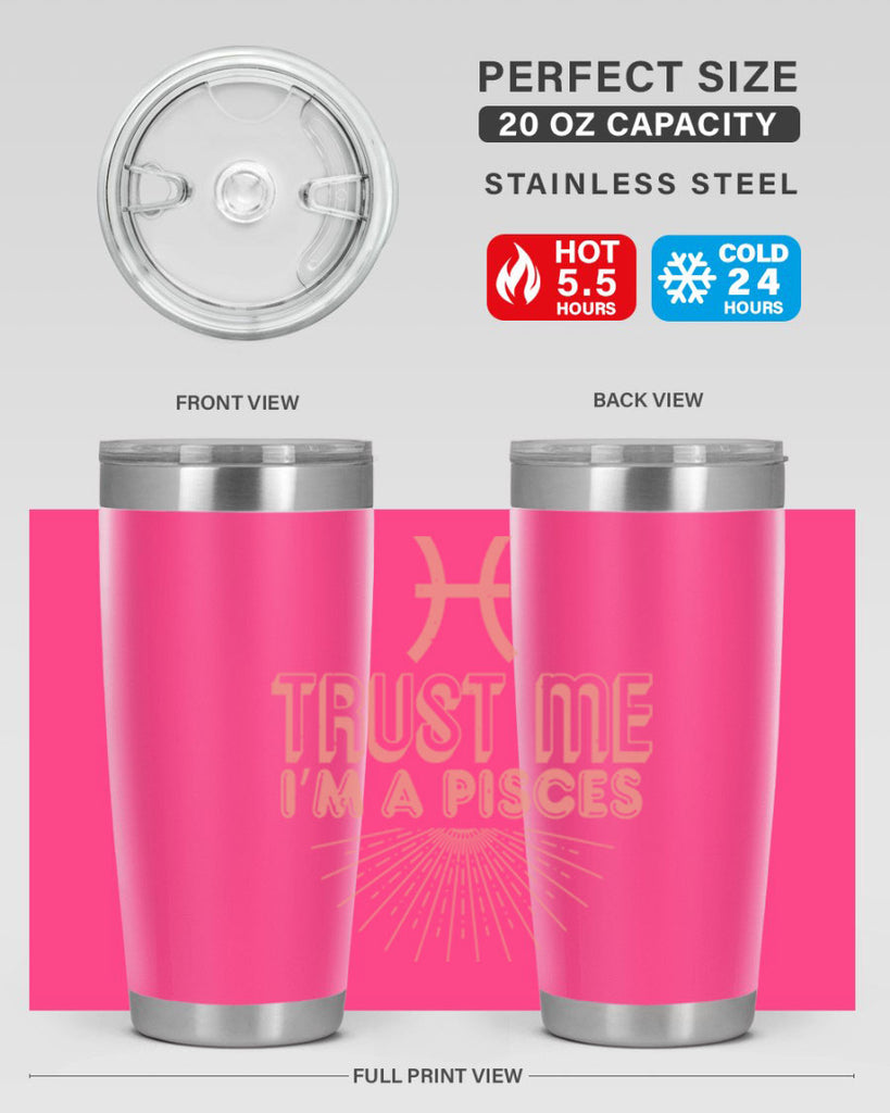 pisces 358#- zodiac- Tumbler