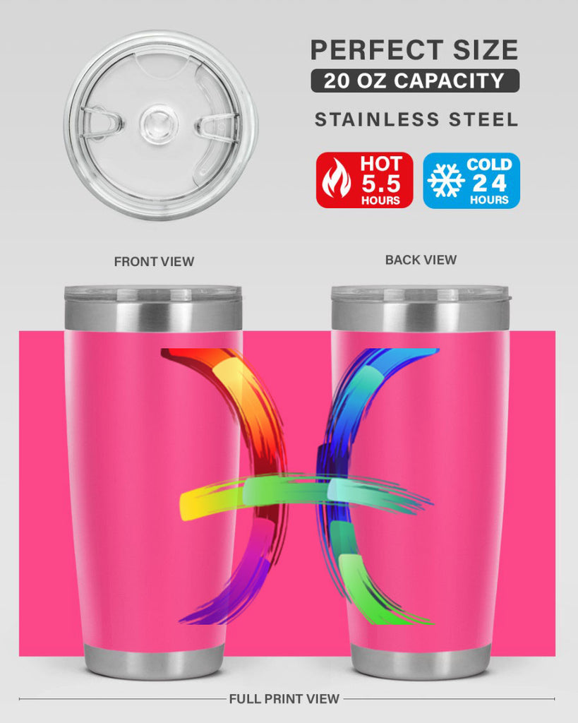 pisces 370#- zodiac- Tumbler