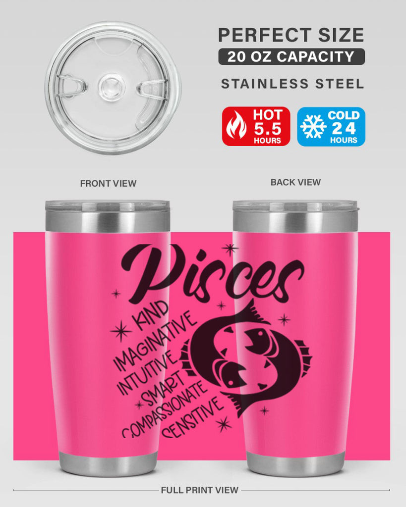 pisces 371#- zodiac- Tumbler