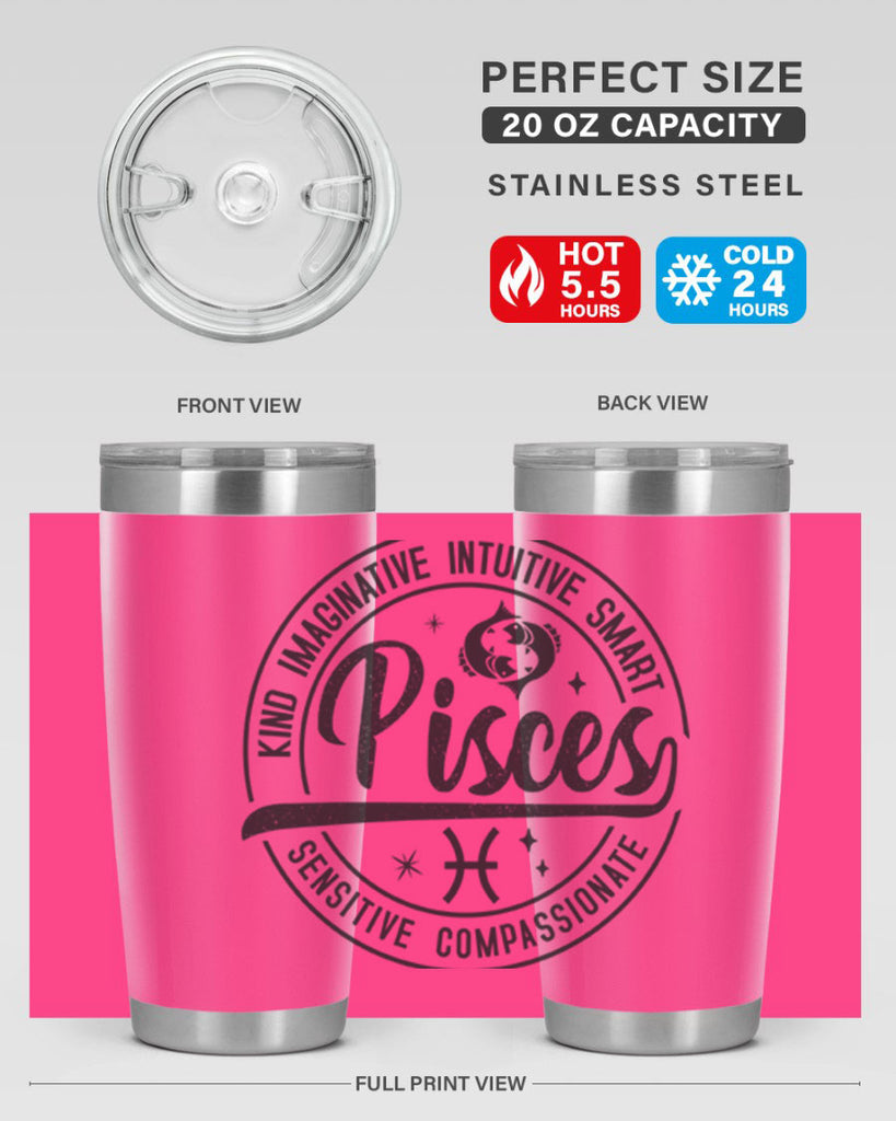 pisces 373#- zodiac- Tumbler