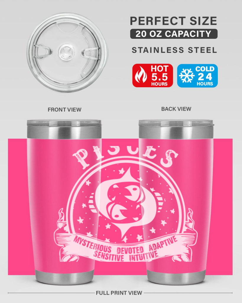 pisces 48#- zodiac- Tumbler