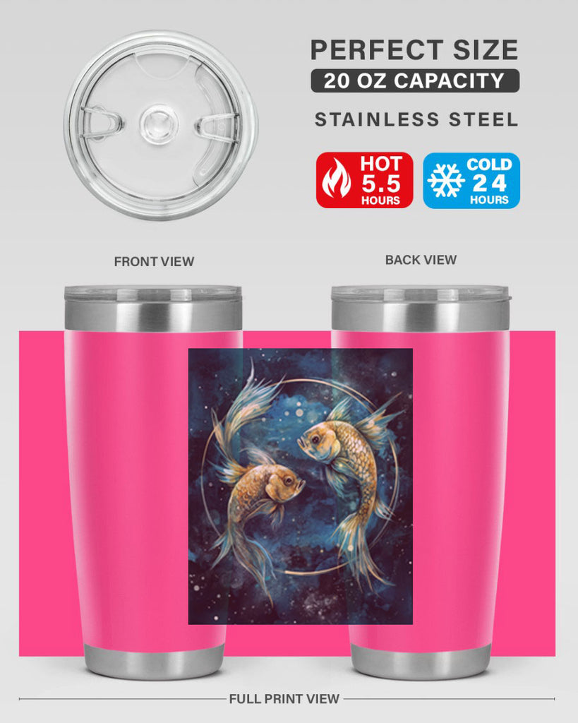 pisces 53#- zodiac- Tumbler