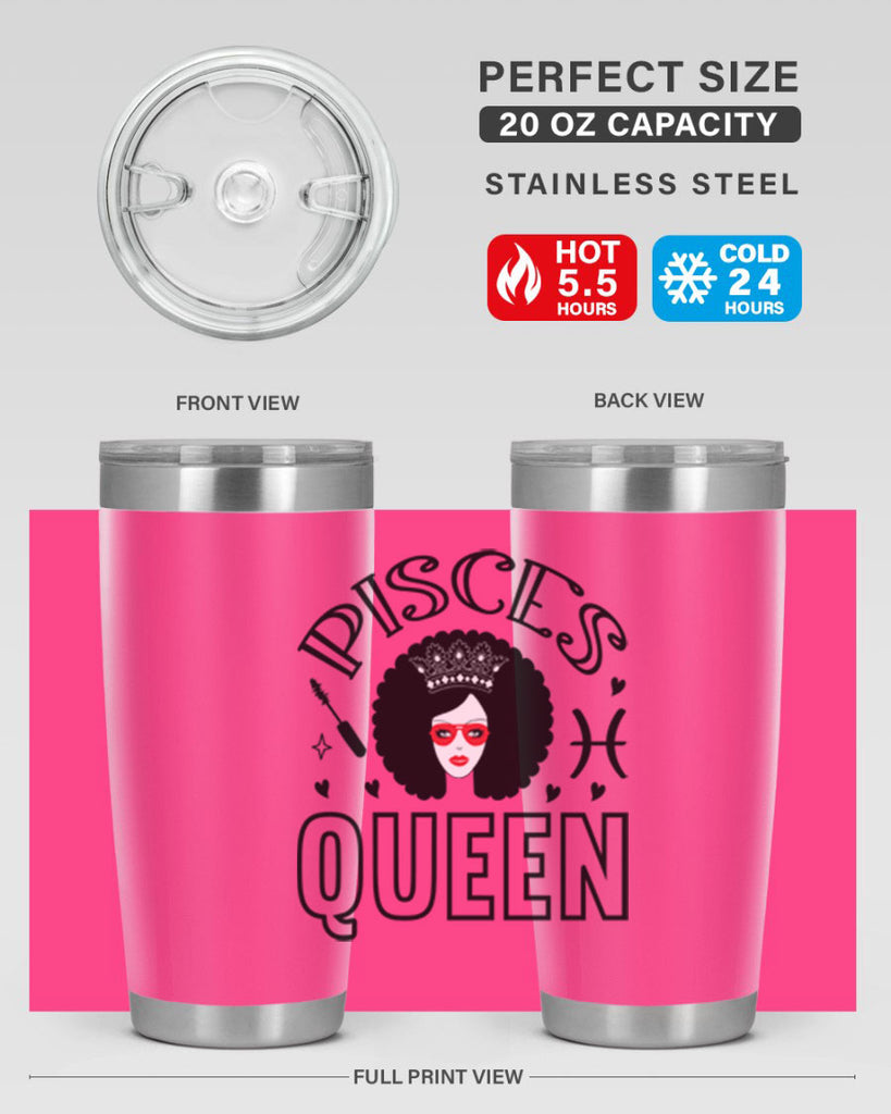 pisces queen 380#- zodiac- Tumbler