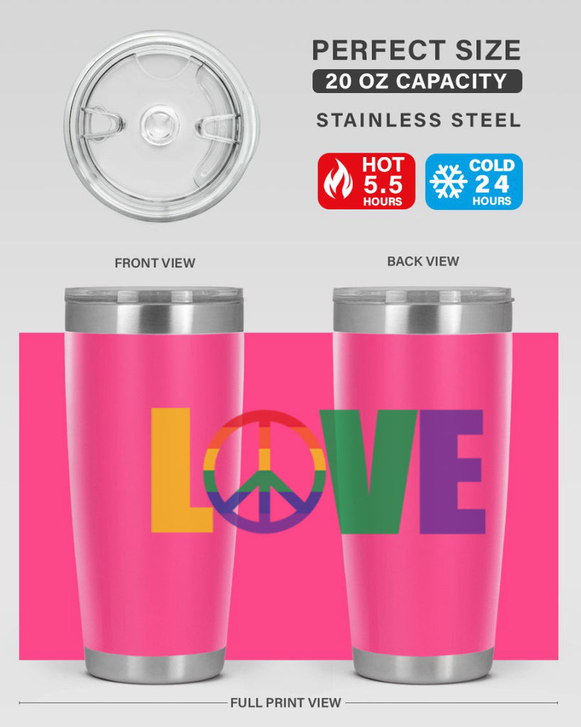 pride love peace 60#- lgbt- Tumbler