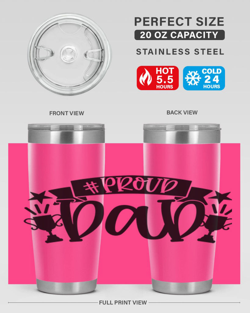 proud dad 75#- fathers day- Tumbler