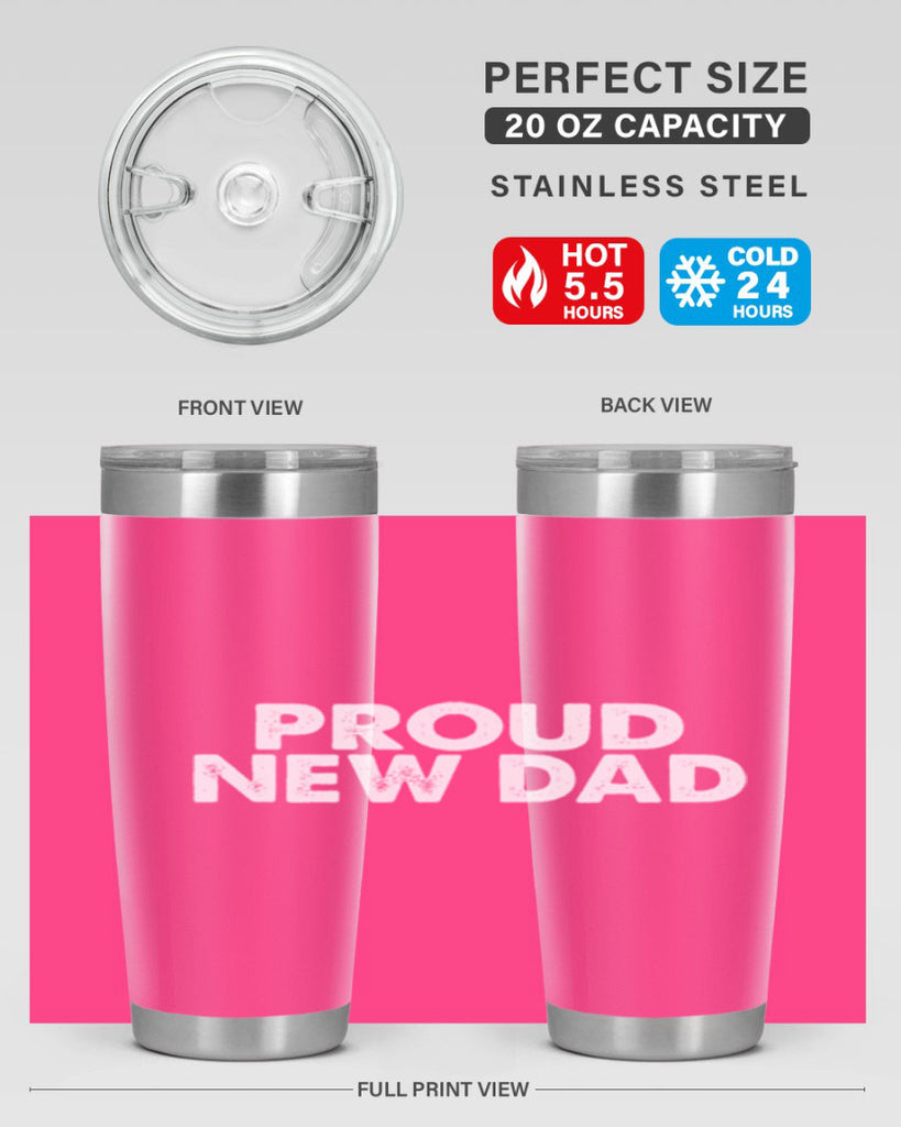 proud new dad 69#- dad- Tumbler