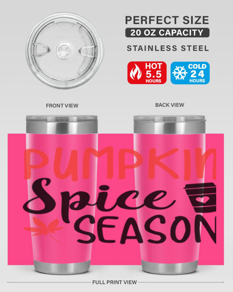 pumpkin spice Season 559#- fall- Tumbler