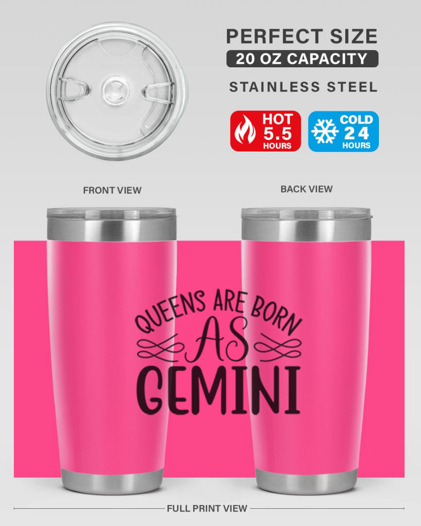 queens are born as gemini 392#- zodiac- Tumbler