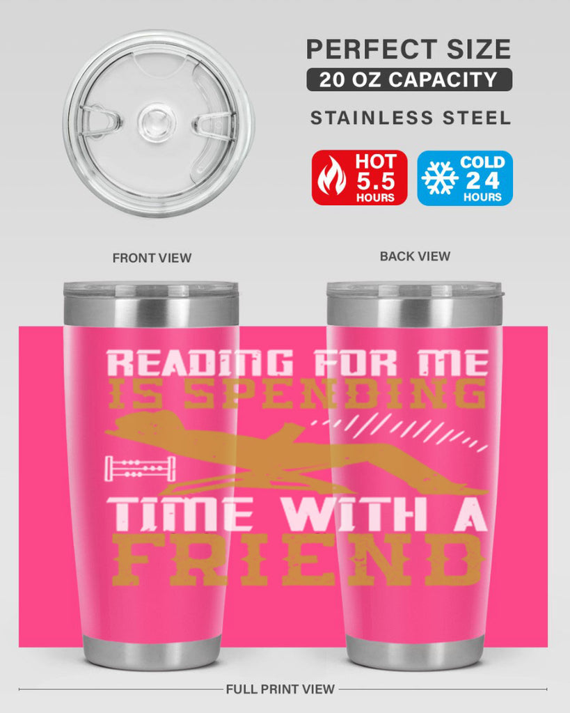 reading for me is spending time with a friend 19#- reading- Tumbler