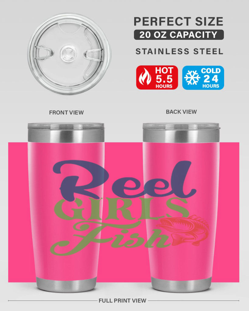 reel girls fish 199#- fishing- Tumbler