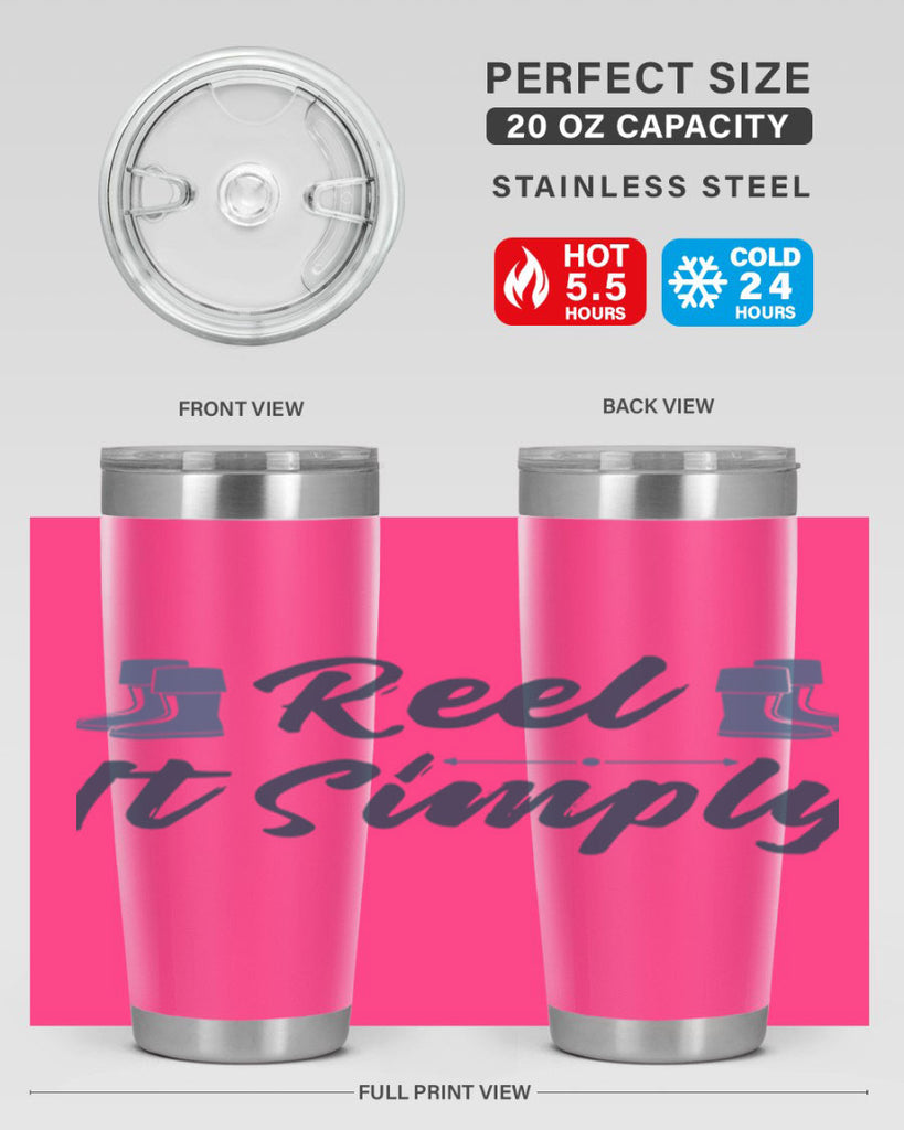 reel it simply 43#- fishing- Tumbler