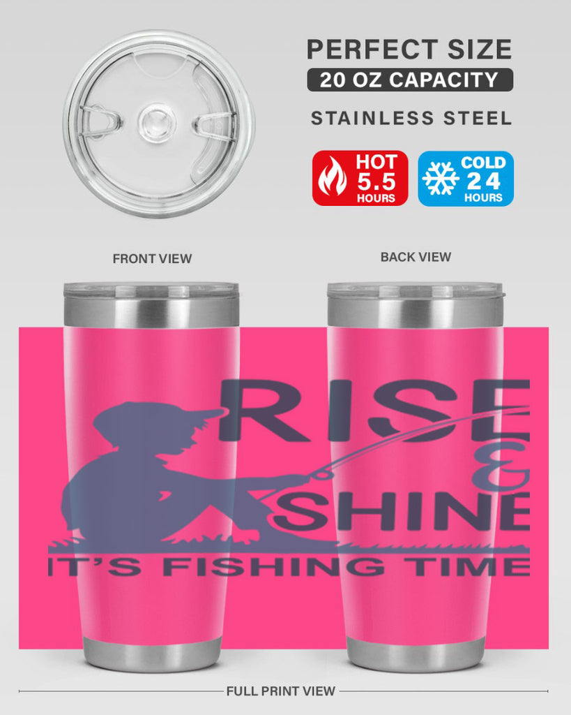 rise shine 41#- fishing- Tumbler