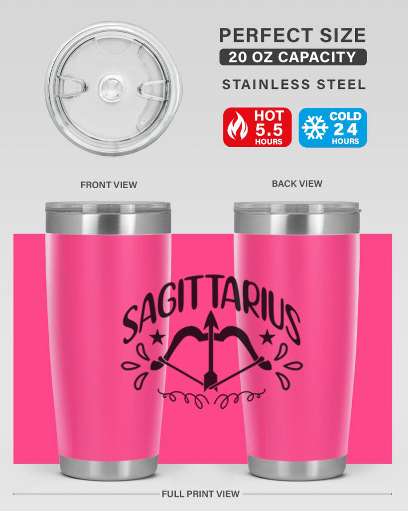 sagittarius 410#- zodiac- Tumbler