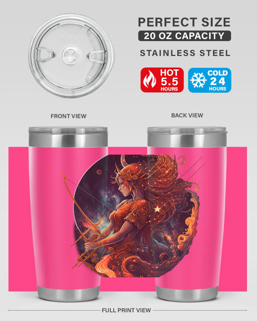 sagittarius 417#- zodiac- Tumbler