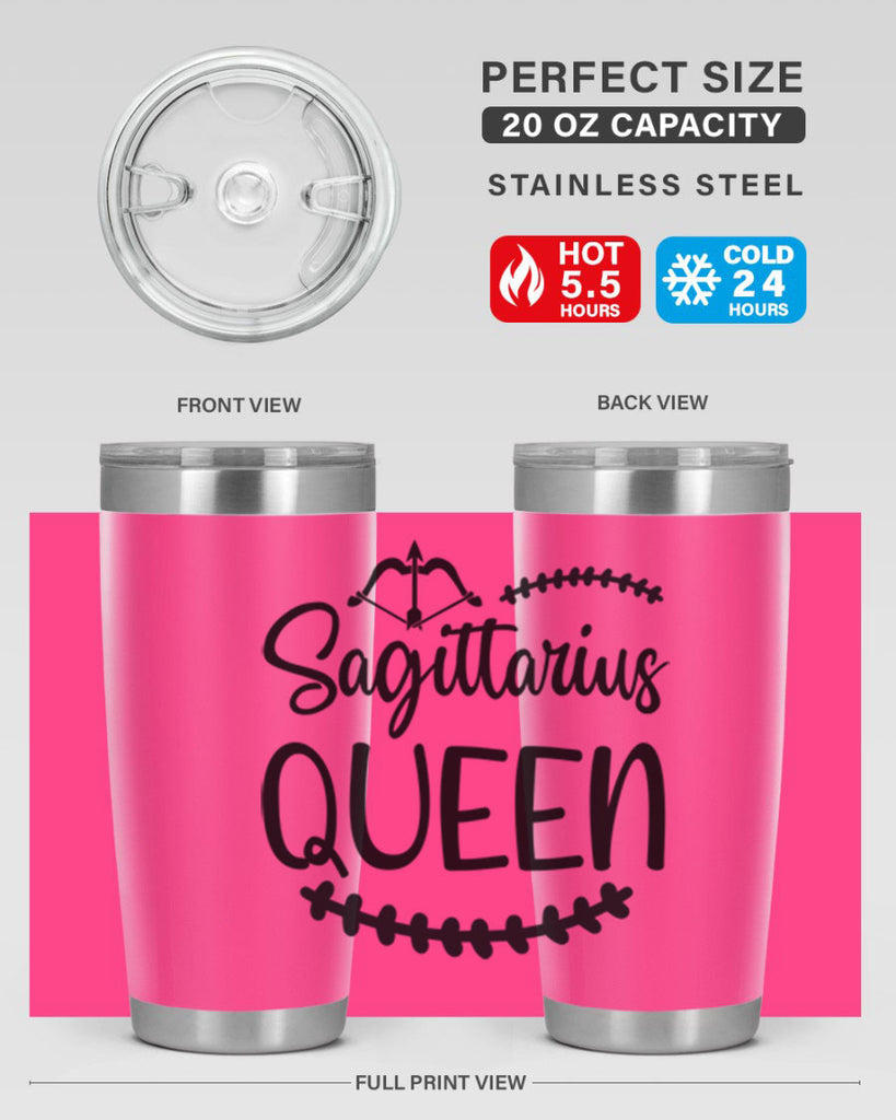 sagittarius queen 413#- zodiac- Tumbler