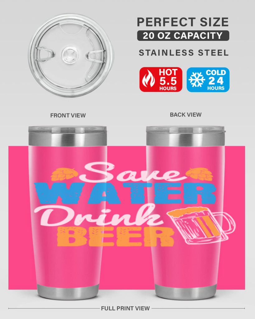 save water drink beer 12#- beer- Tumbler