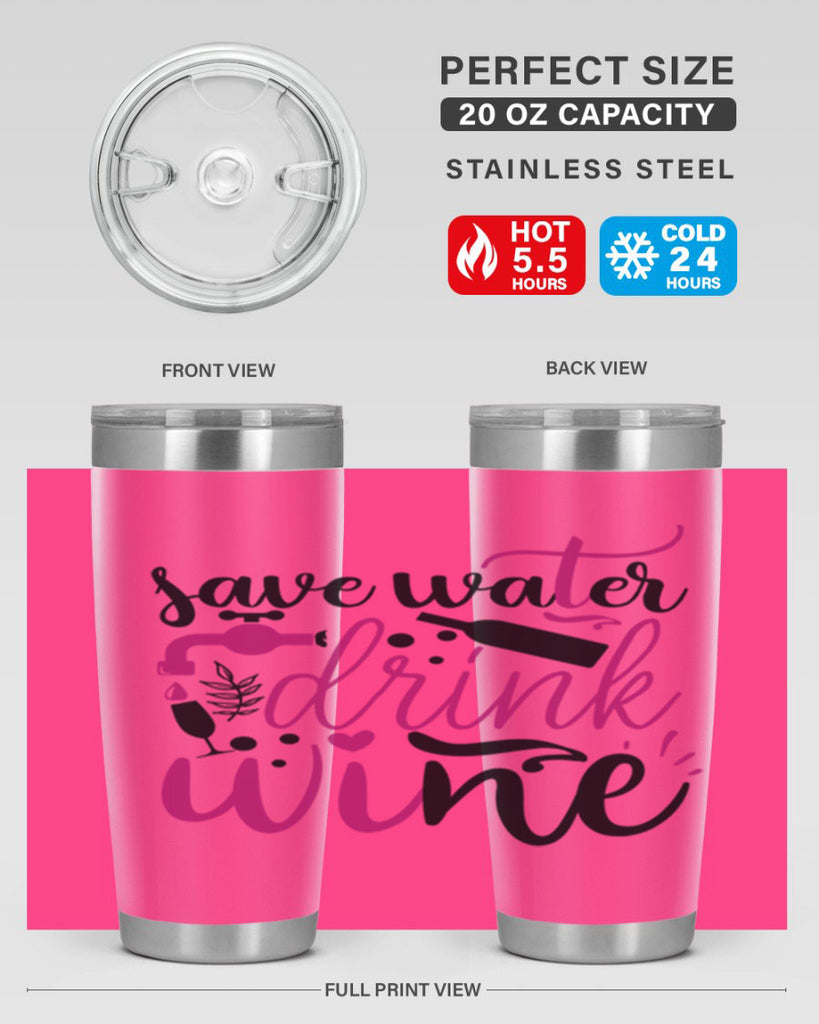 save water drink wine 170#- wine- Tumbler