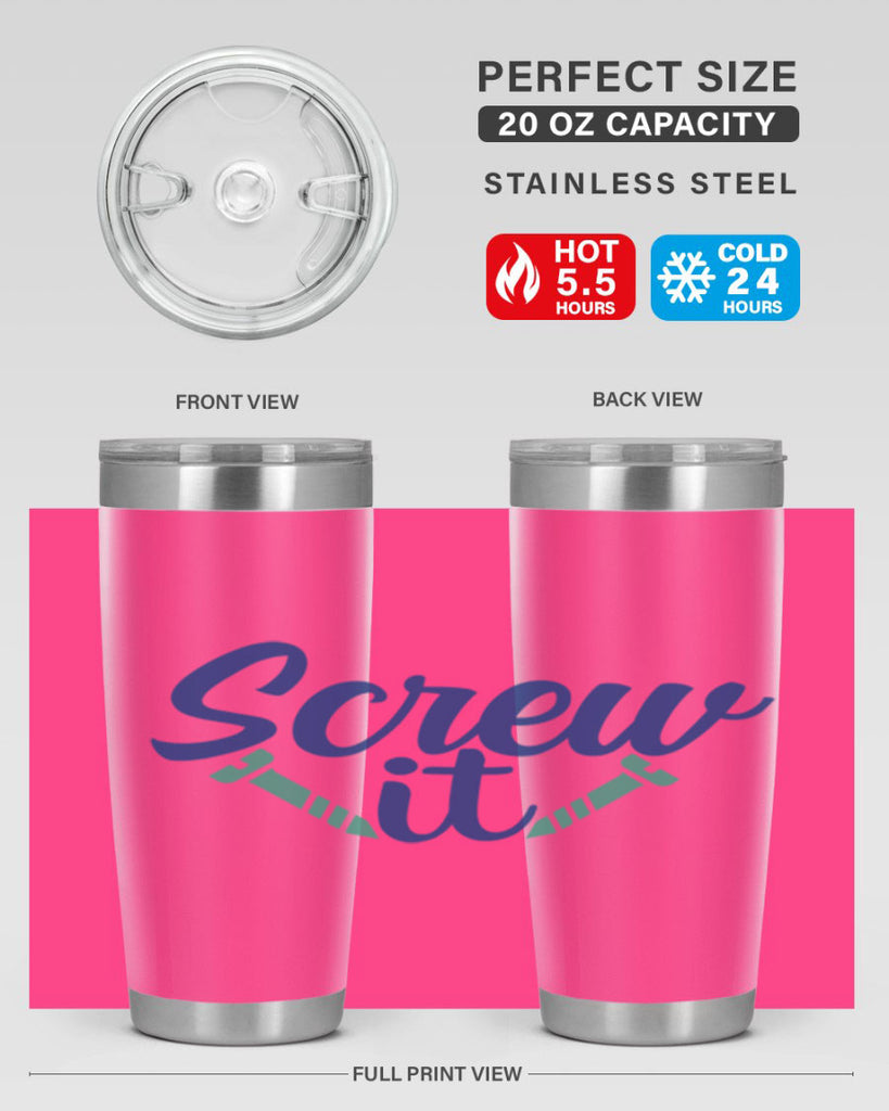 screw it 168#- wine- Tumbler