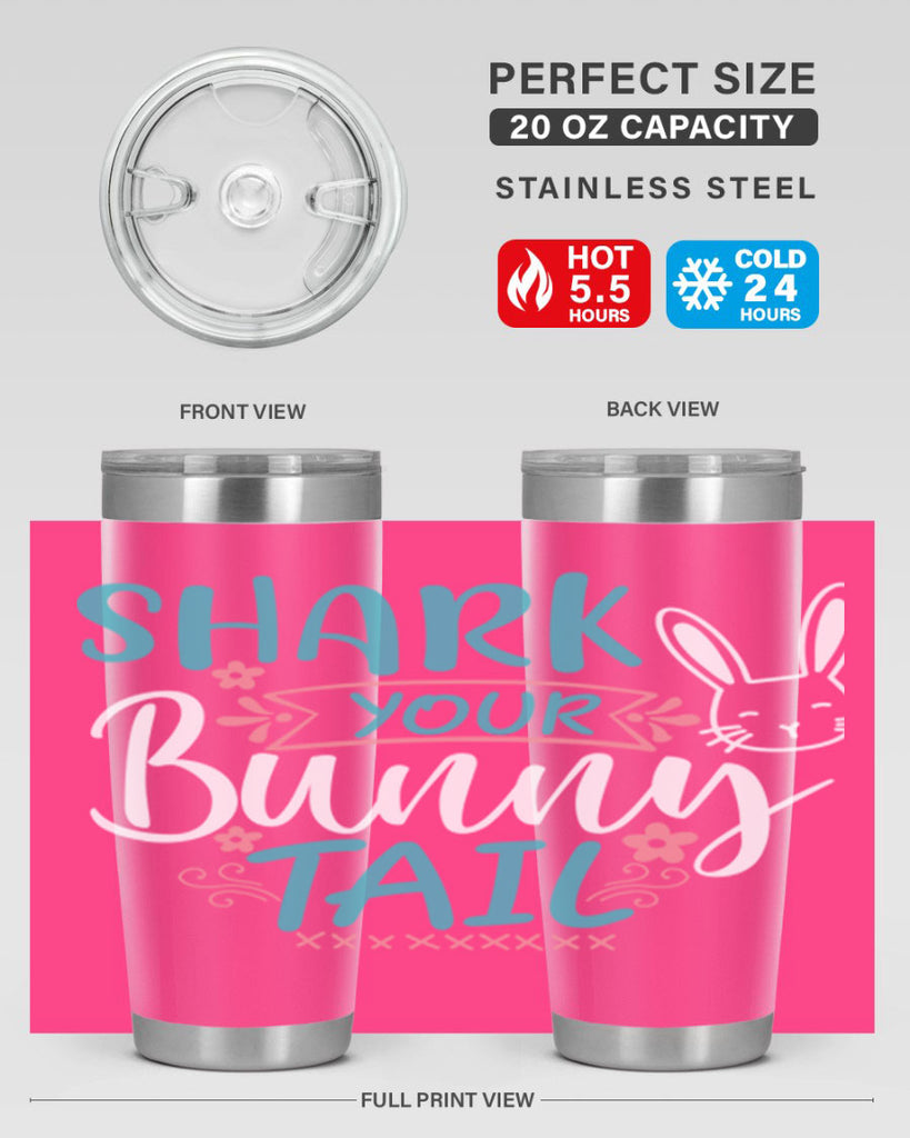 shark your bunny tail 9#- easter- Tumbler