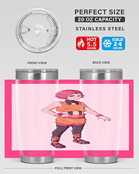 street girl wear orange outfit16#- anime- Tumbler