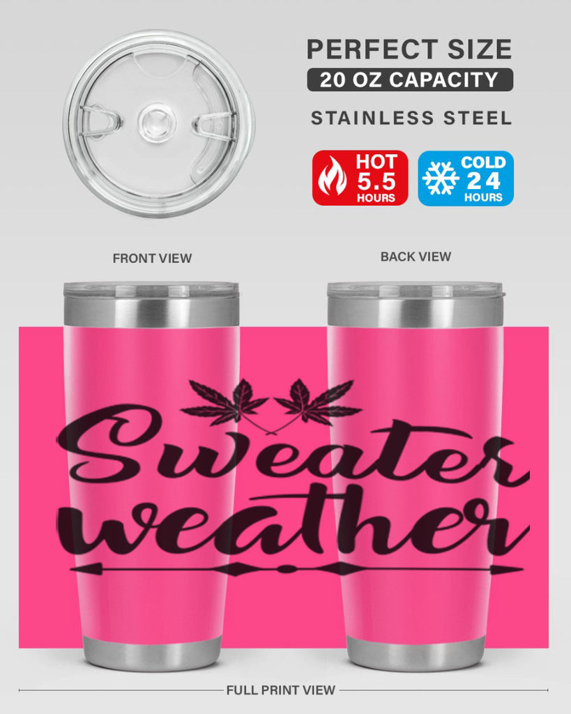 sweater weather 581#- fall- Tumbler