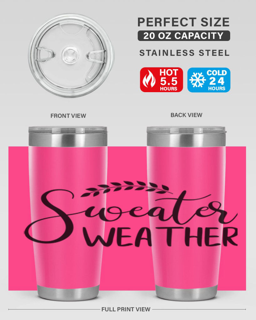 sweater weather 582#- fall- Tumbler