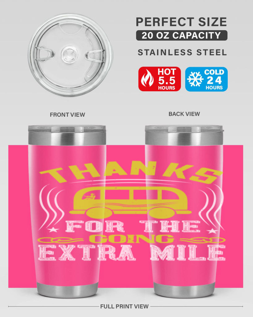 thanks for the going extra mile Style 14#- bus driver- tumbler