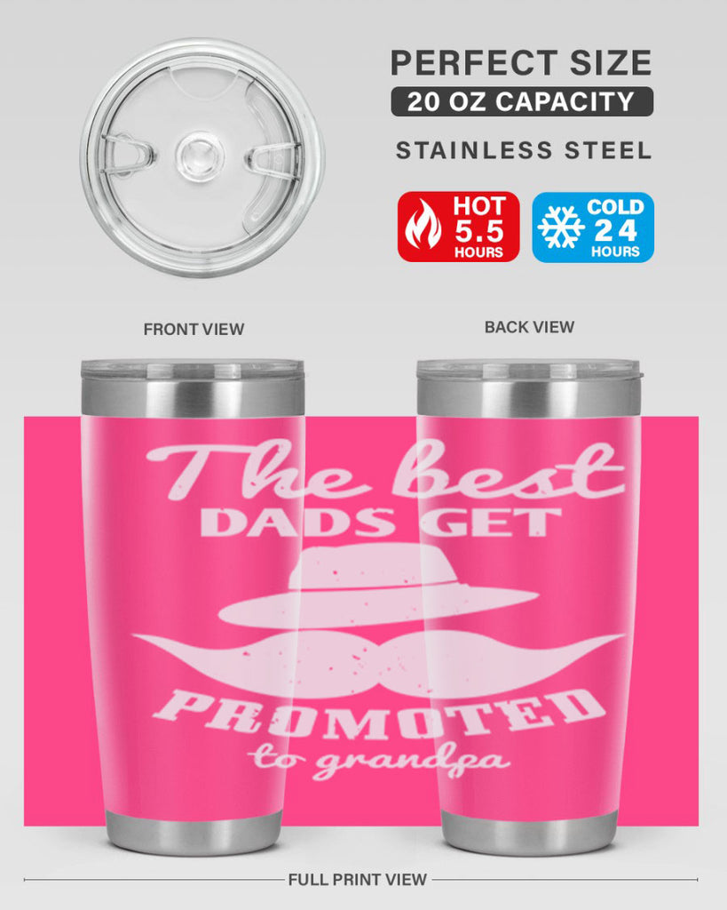 the best dads get promoted 164#- fathers day- Tumbler