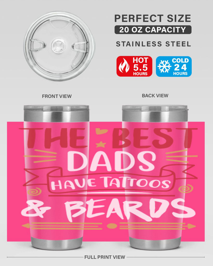 the best dads have tattoos beards 3#- fathers day- Tumbler