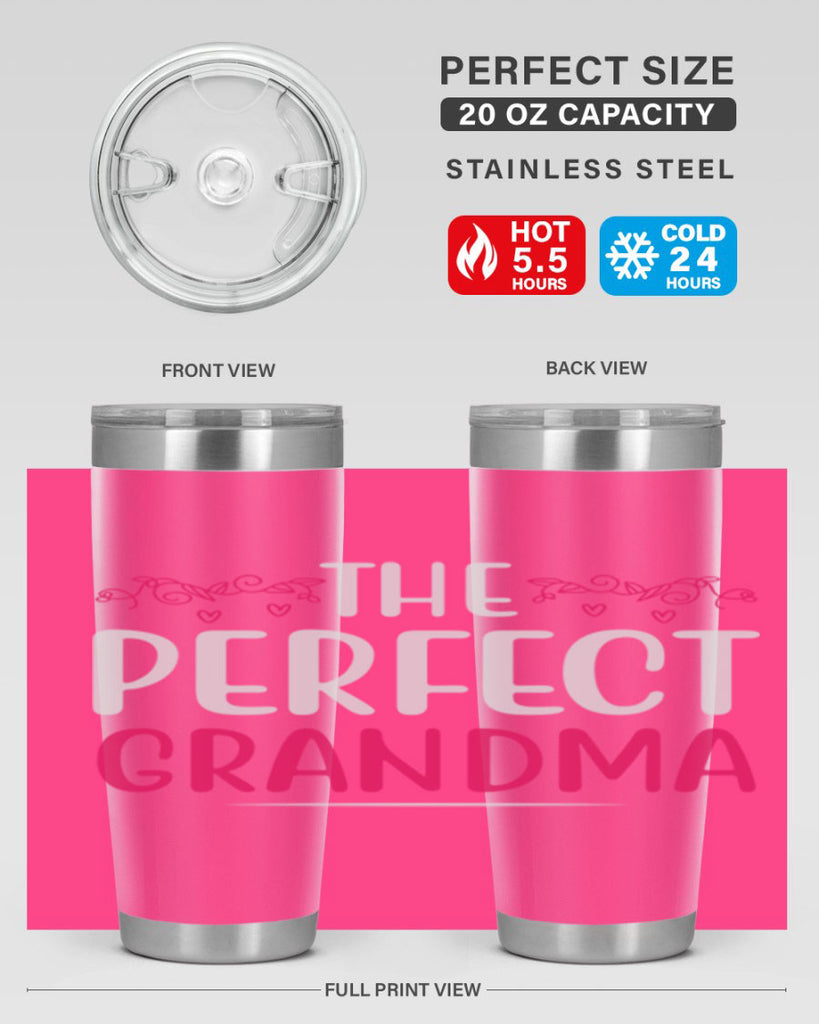 the perfect grandma 49#- mom- Tumbler