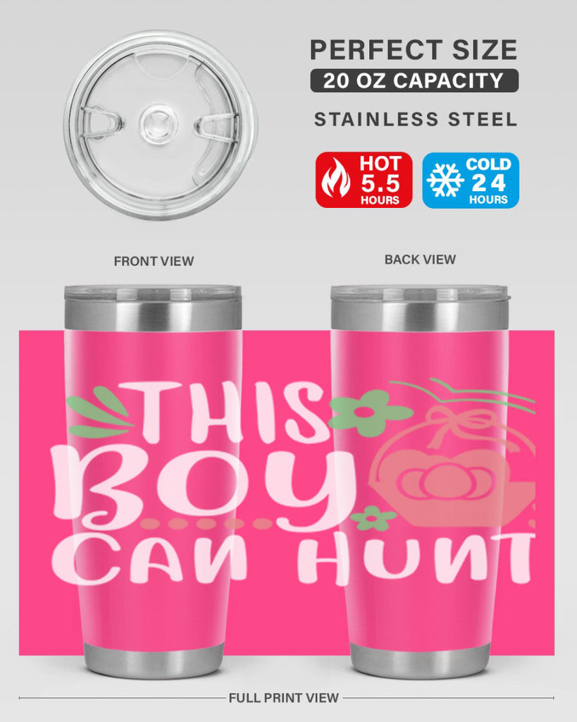 this boy can hunt 2#- easter- Tumbler