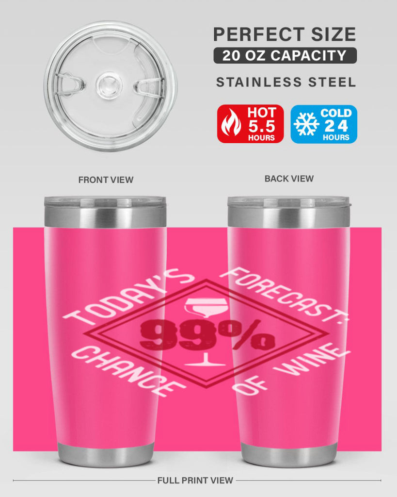 today’s forecast chance of wine of wine 115#- wine- Tumbler