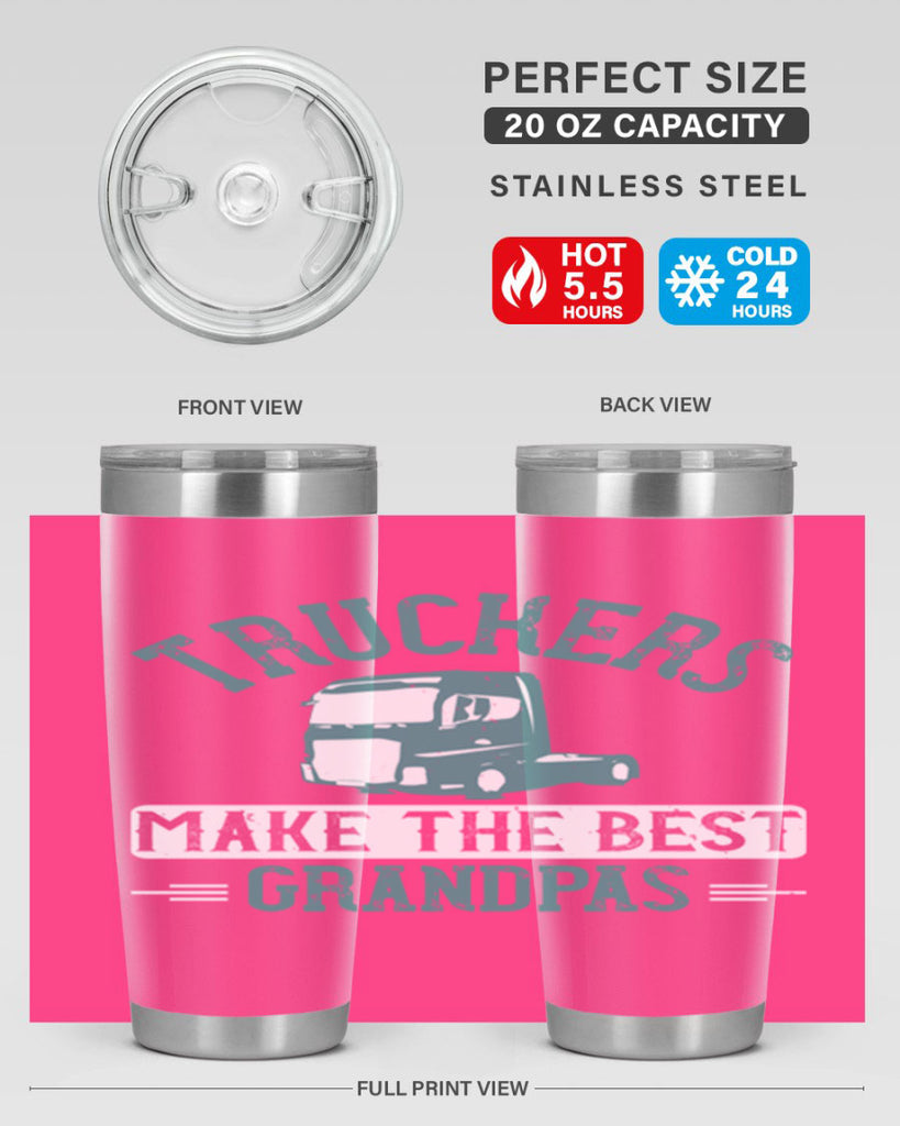 truckers make the best grandpas Style 12#- truck driver- tumbler