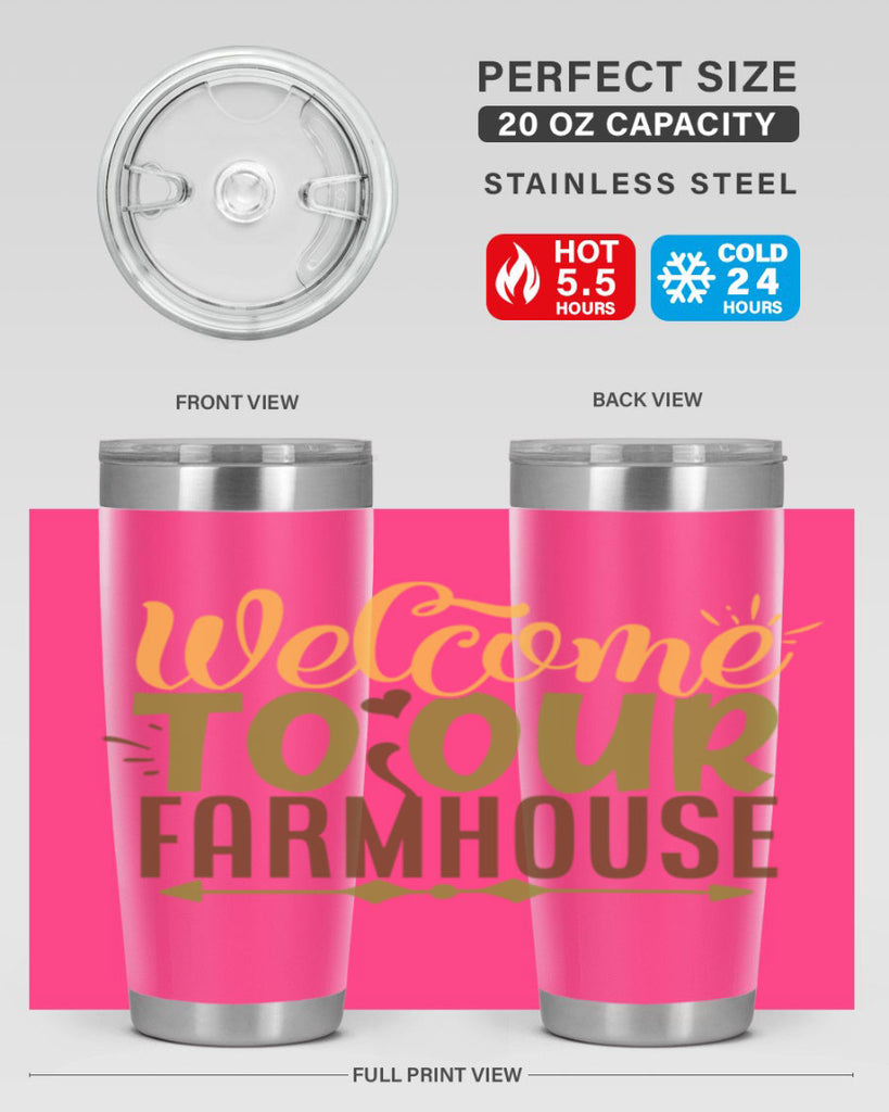 welcome to our farmhouse 2#- farming and gardening- Tumbler