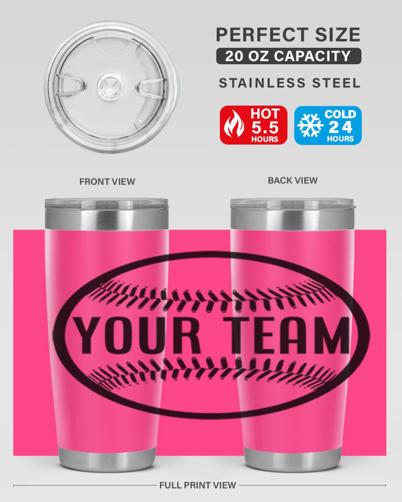 your team 2270#- softball- Tumbler