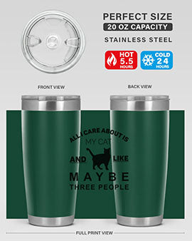 All I Care About is Style 26#- cat- Tumbler