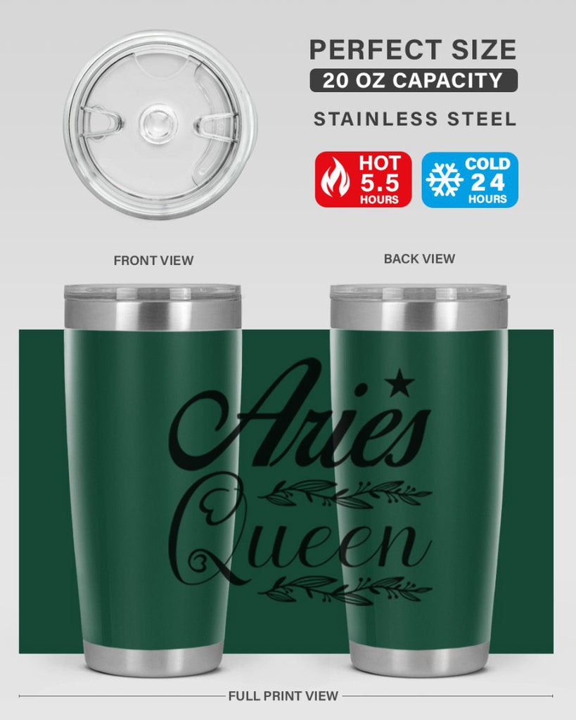 Aries queen 119#- zodiac- Tumbler