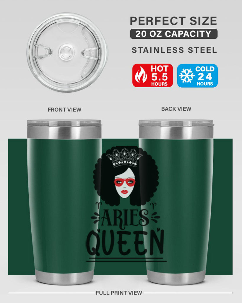 Aries queen 120#- zodiac- Tumbler
