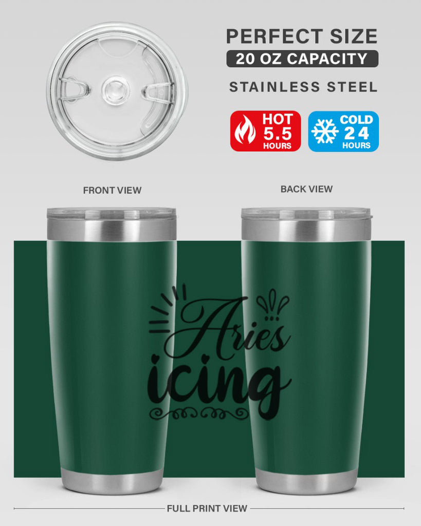 Ariesicing 105#- zodiac- Tumbler