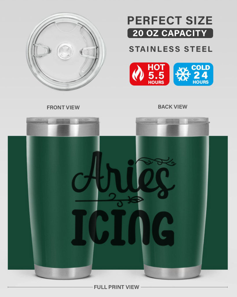 Ariesicing 106#- zodiac- Tumbler