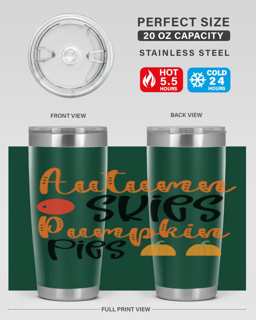 Autumn Skies Pumpkin Pies 30#- fall- Tumbler