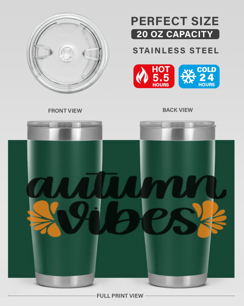 Autumn Vibes 478#- fall- Tumbler